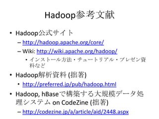 Hadoop @ Java CCC 2008 Spring