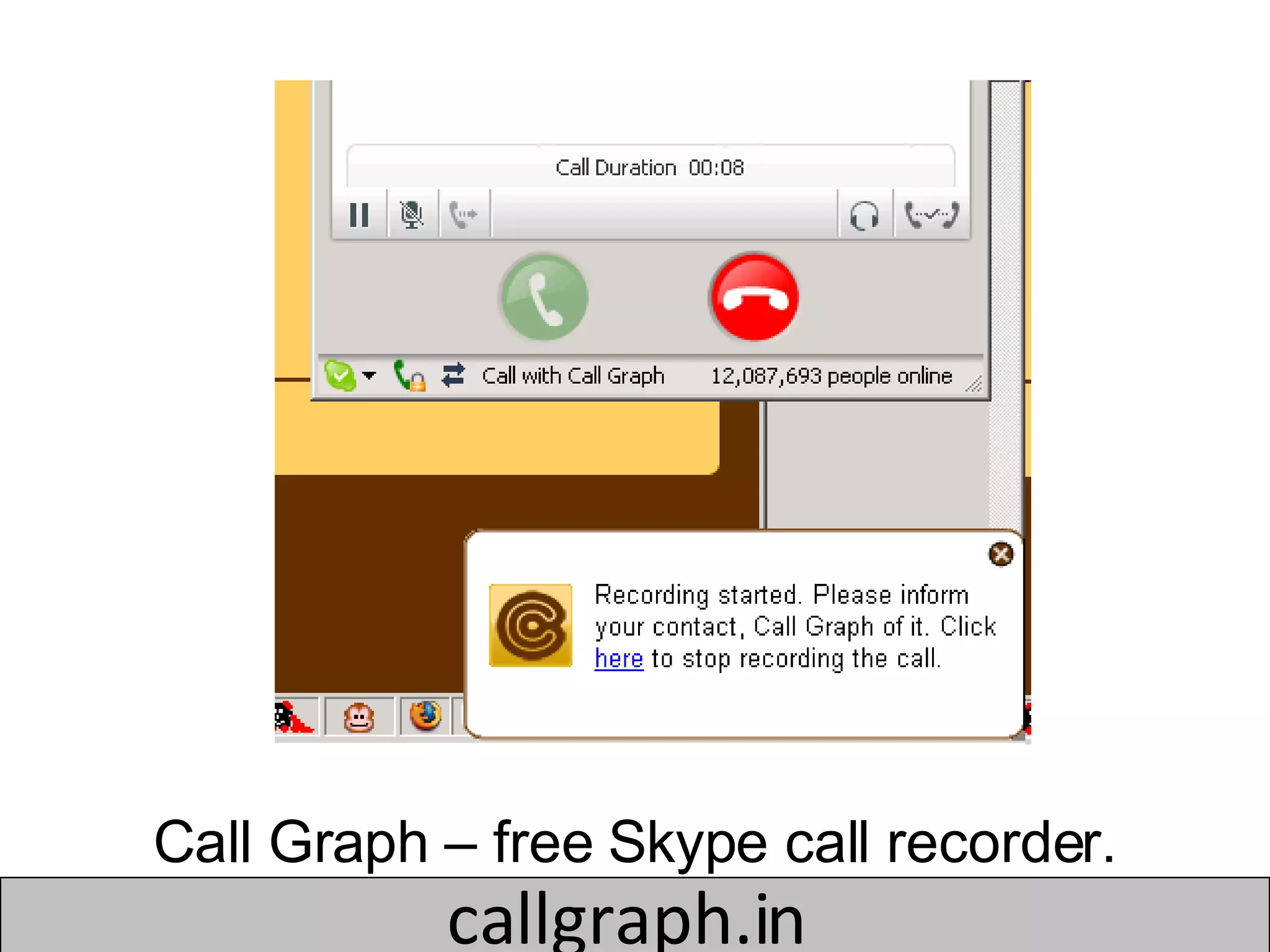 Call Graph – free Skype call recorder. callgraph.in  