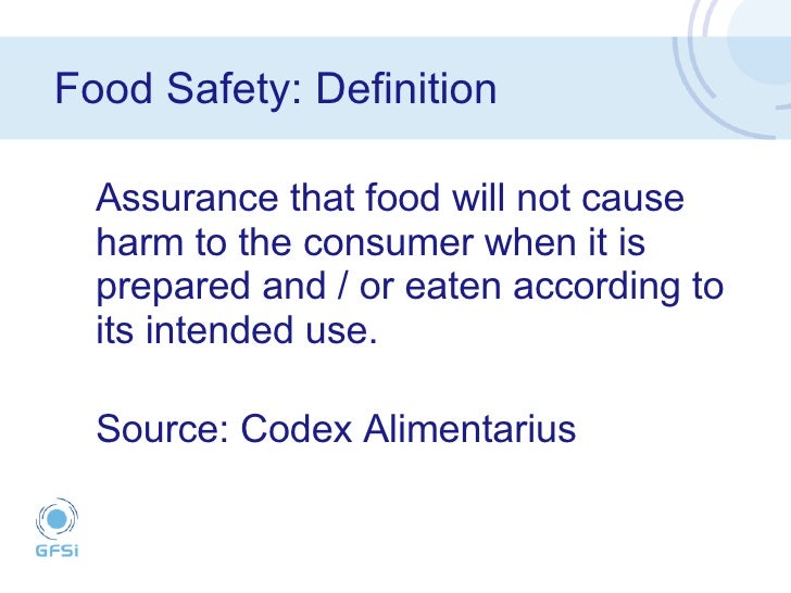 The Food Business Forum Global Food Safety Initiative Presentation