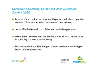 Kommunikation und Web 2.0 am Beispiel LERNET