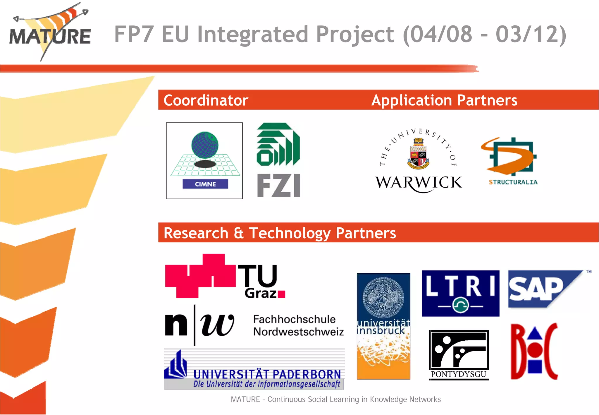 Mature - a dynamic perspective on ontologies