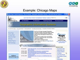 Example: Chicago Maps
 