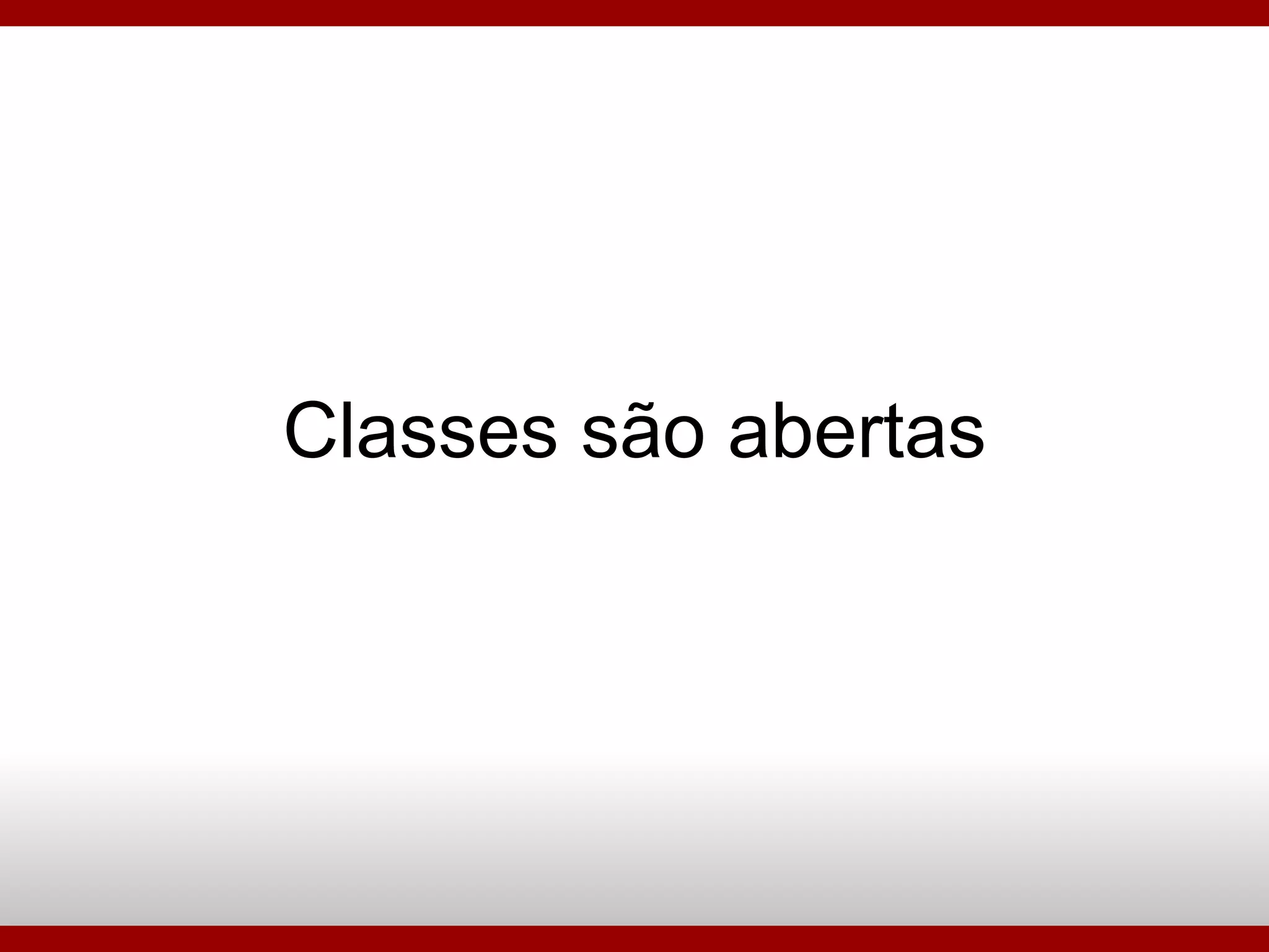 Classes são abertas 