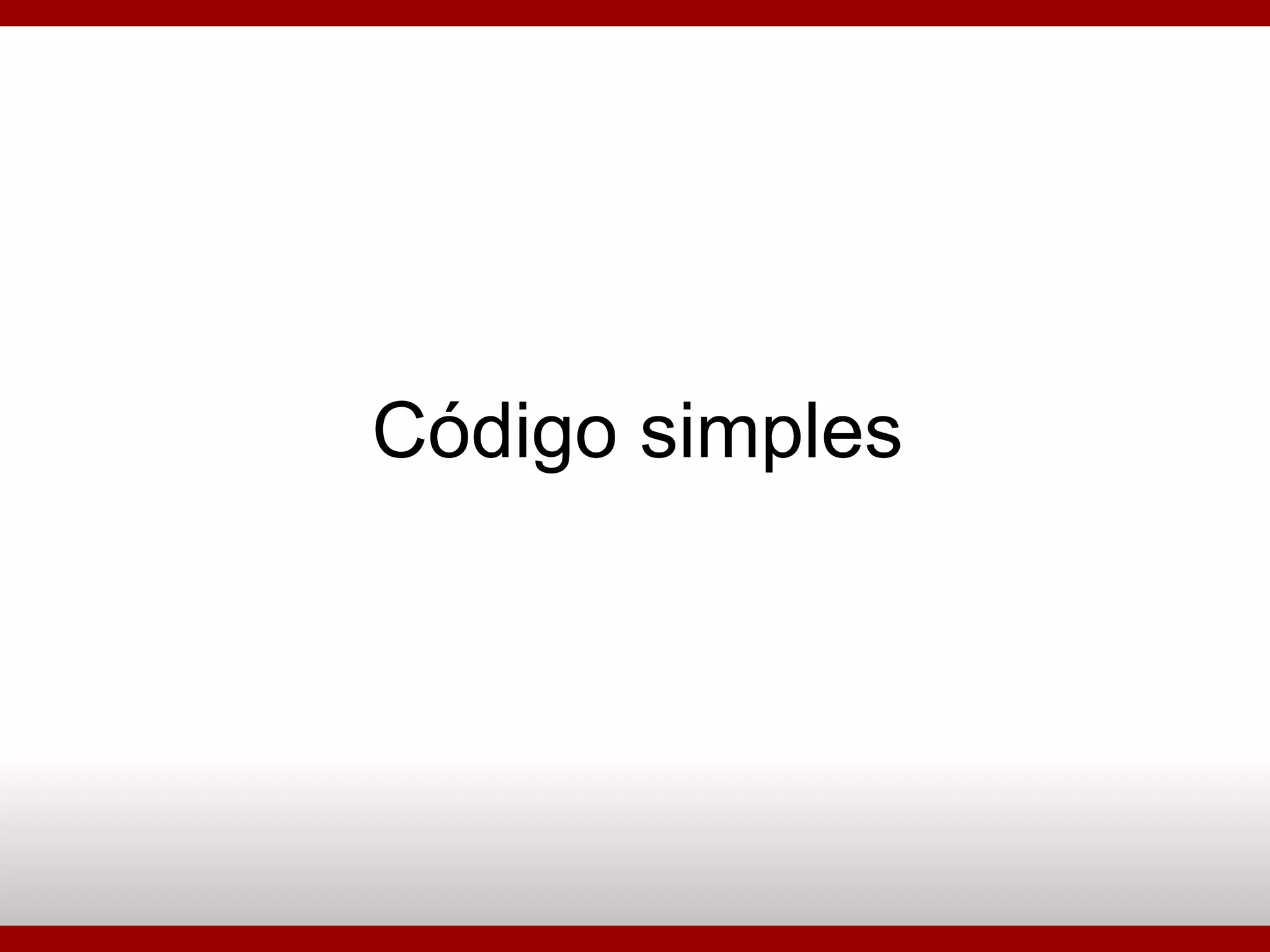 Código simples 