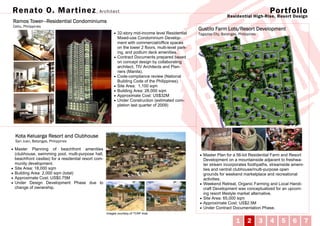 RO Martinez Architects Portfolio