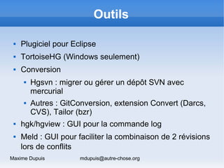 Mercurial - PHPQuebec - December 08