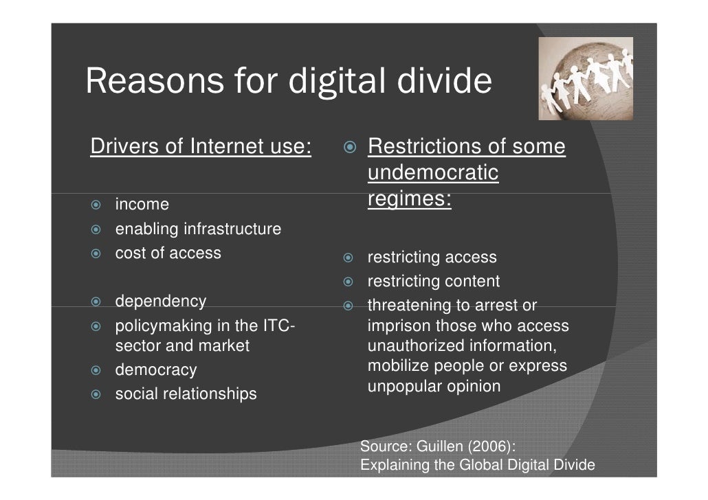 Which Statement About The Digital Divide Is True Digital Divide