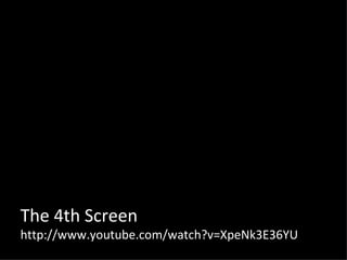 The 4th Screen http://www.youtube.com/watch?v=XpeNk3E36YU 