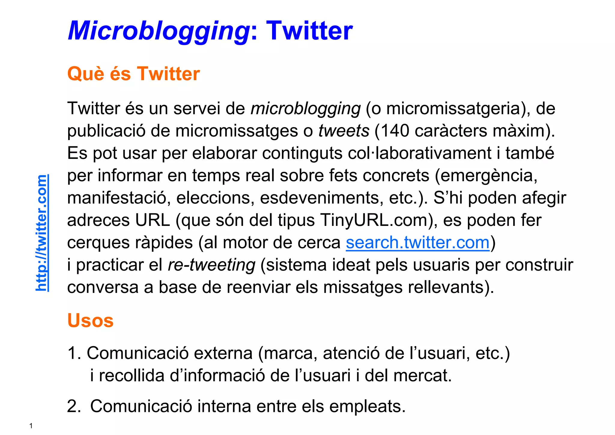 Eines de comunicació (Eines 2.0 - 4/4)