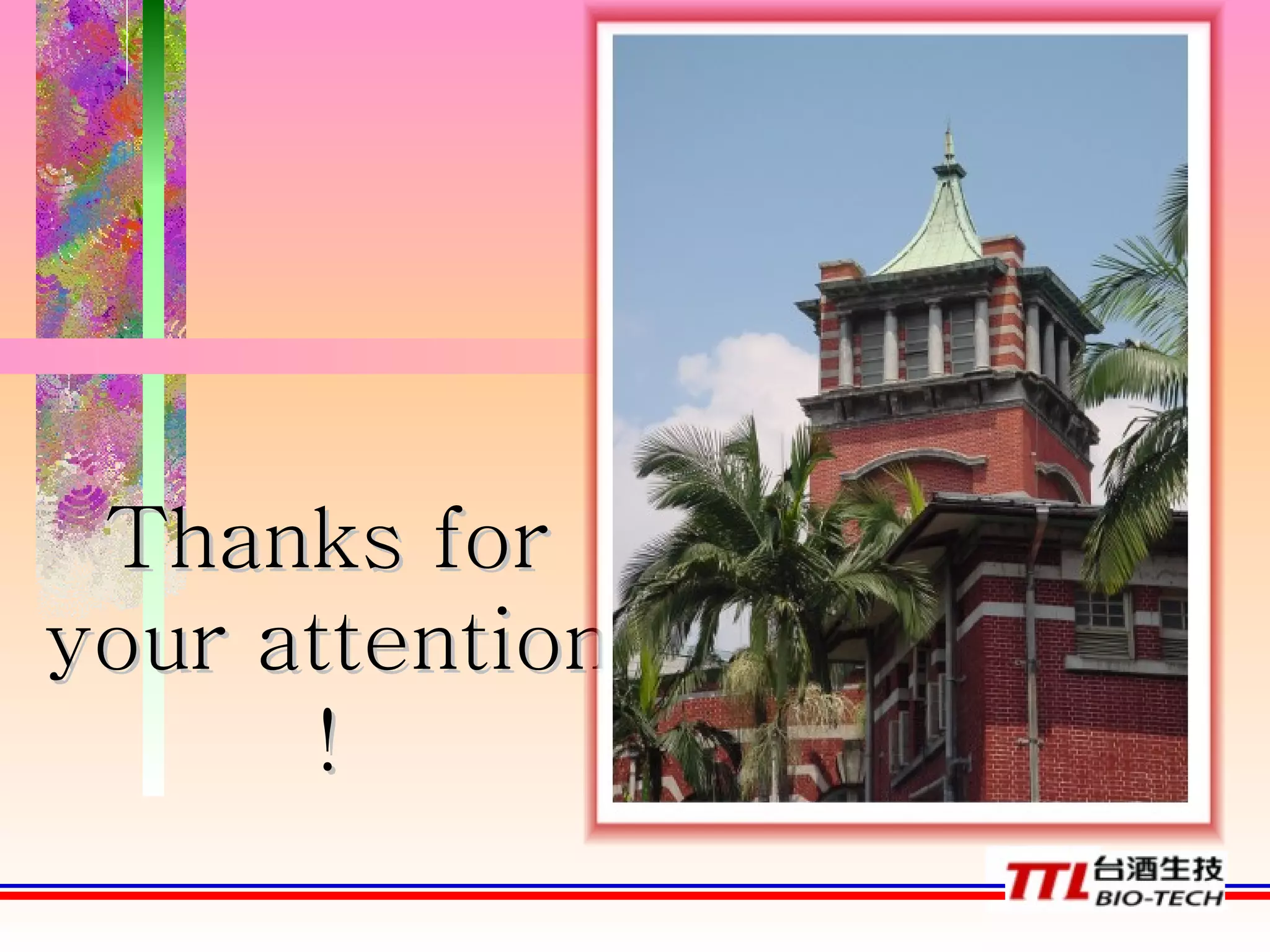 Thanks for your attention ! 