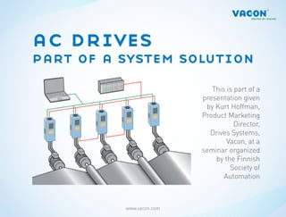 What is an AC drive and how does it work? | PDF