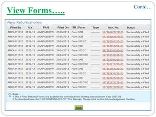 View Forms…..
Contd…
 