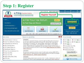 Step 1: Register
Register Yourself
 