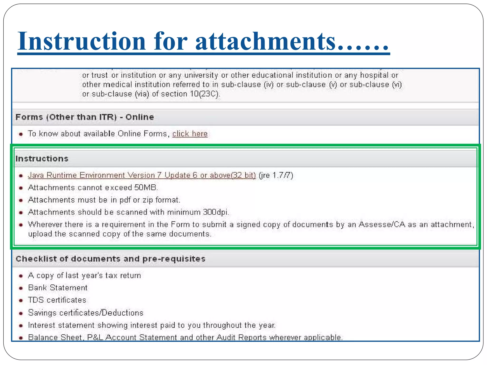 Instruction for attachments……
 