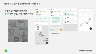 안드로이드 실력을 한 단계 도약 시켜준 계기
두번째 달 : 나만의 프로젝트
<기획부터 개발, 그리고 발표까지!>
ovenapp.io
 