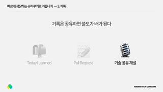 빠르게성장하는슈퍼루키로거듭나기 — 3.기록
기록은공유하면쓸모가배가된다
 