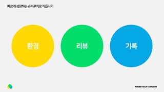 빠르게성장하는슈퍼루키로거듭나기
환경 리뷰 기록
 