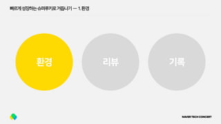 빠르게성장하는슈퍼루키로거듭나기 — 1.환경
환경 리뷰 기록
 