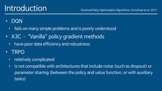 Proximal Policy Optimization Algorithms, Schulman et al, 2017 | PDF
