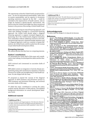 2008 Globalisation & Health Diagonal Approach Gorik 1744 8603 4 6