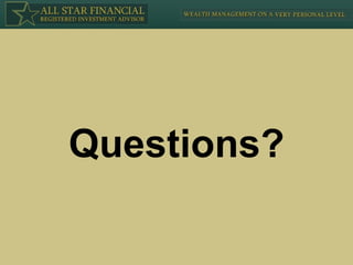 Questions? 