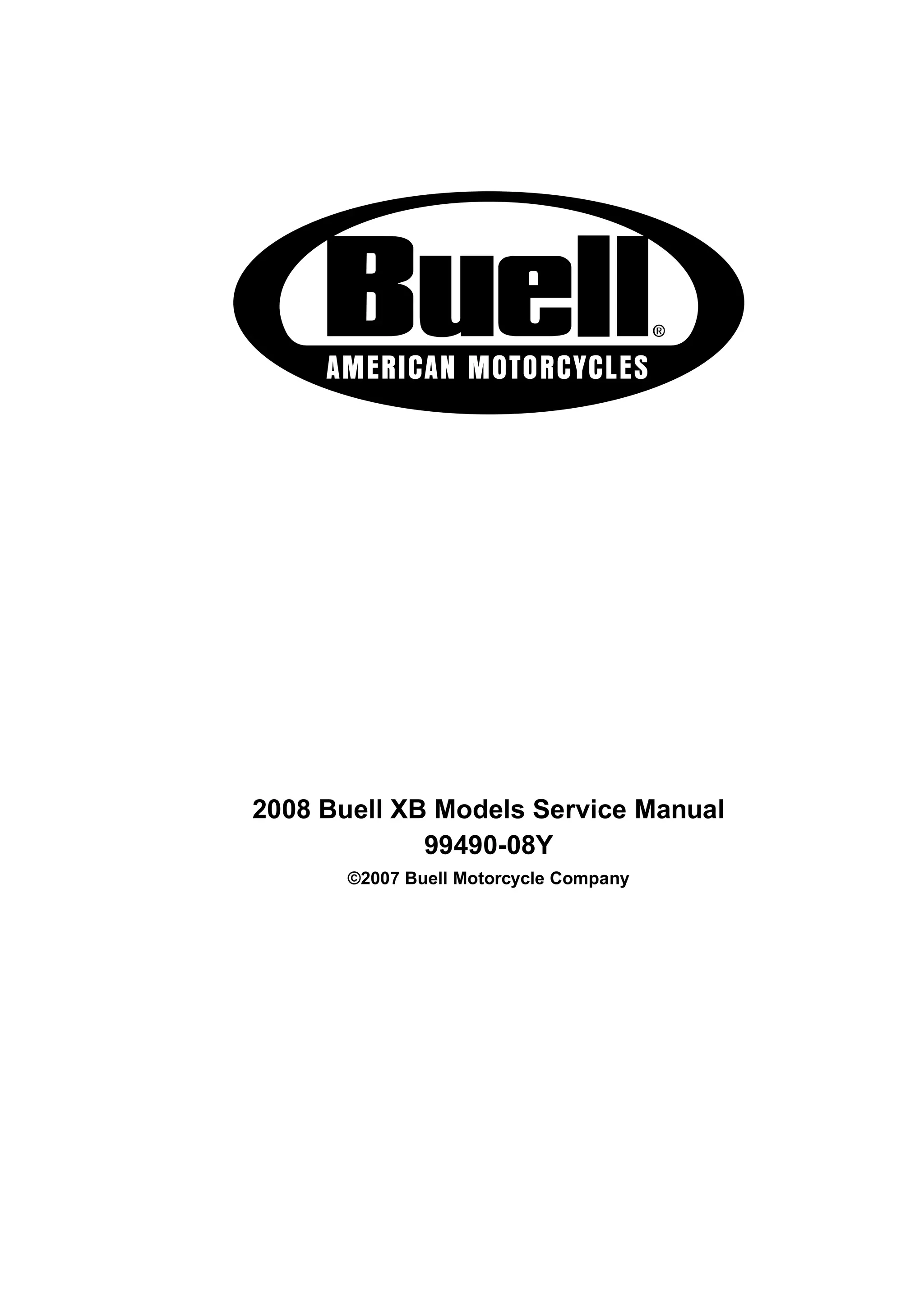 2008 Buell Lightning XB12 Service Repair Manual.pdf