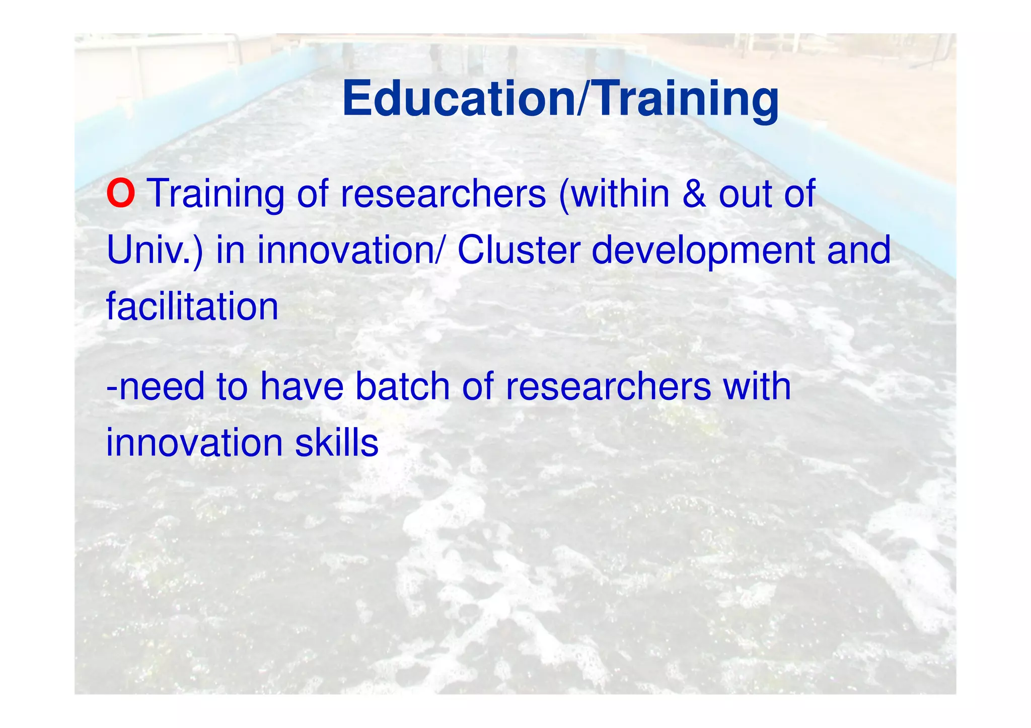 Cluster basics: the Role of University in Cluster Development | PDF