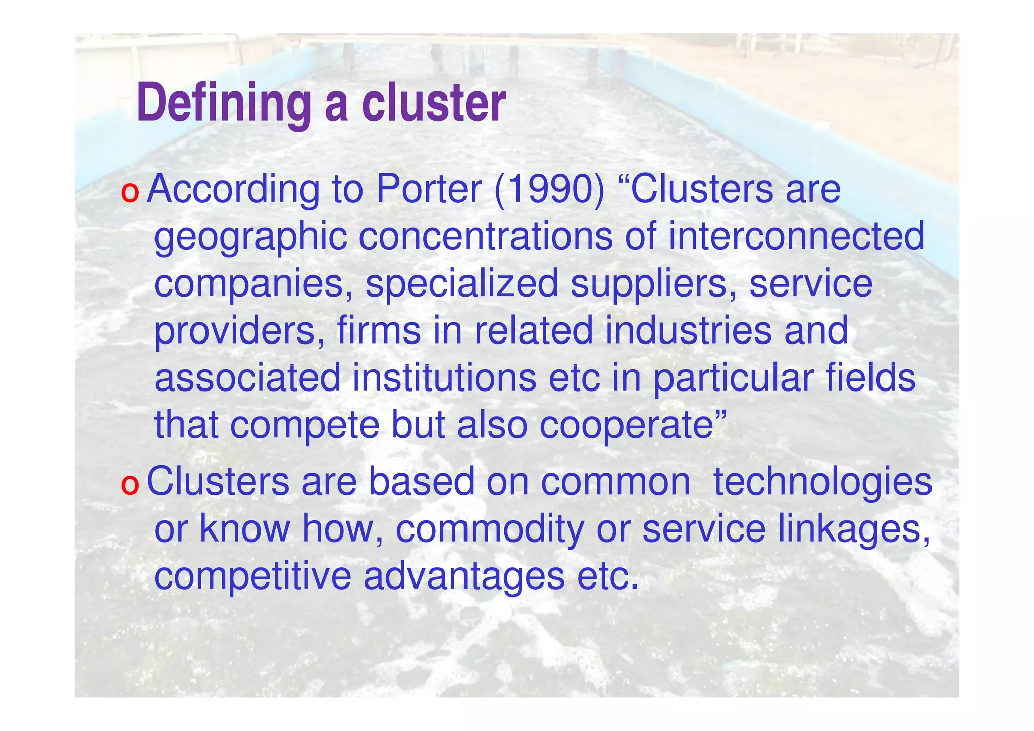 Cluster basics: the Role of University in Cluster Development | PDF