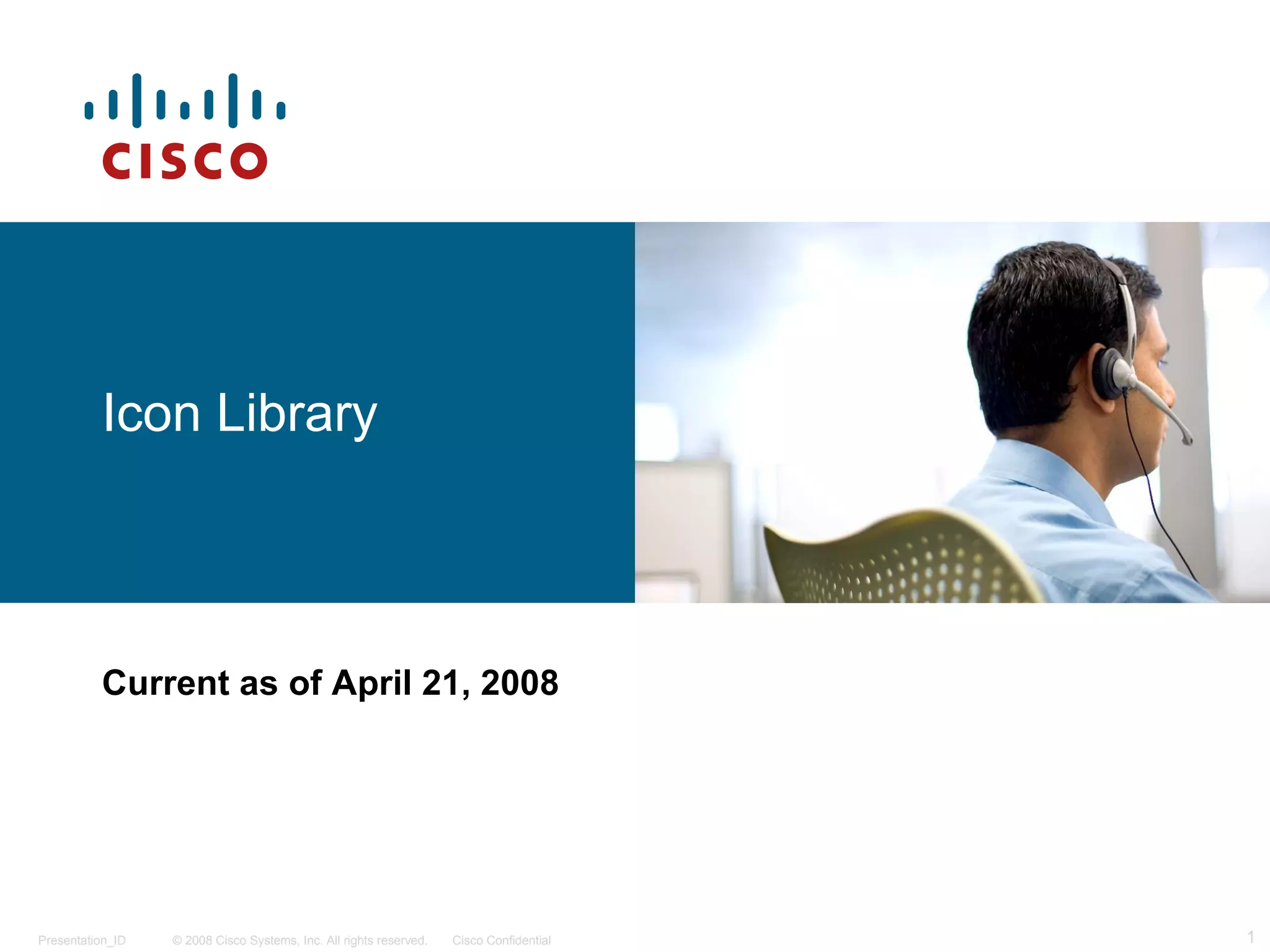 Cisco Network Icon Library PPT