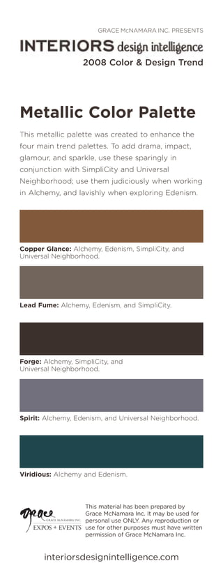 2008 Color+ Design Trend 