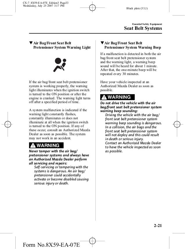 Mazda6 Manual User Guide