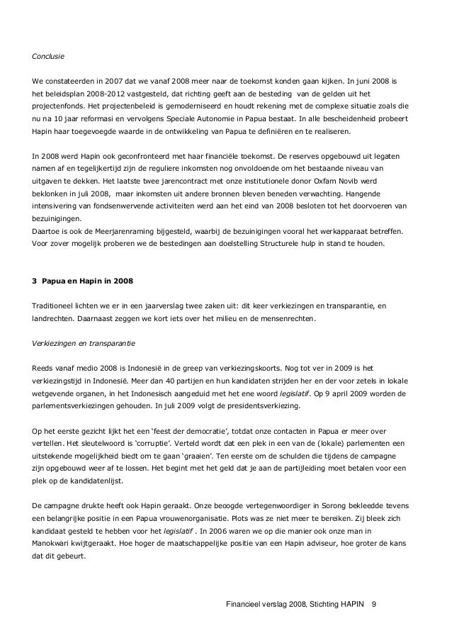 2008 financieel jaarverslag