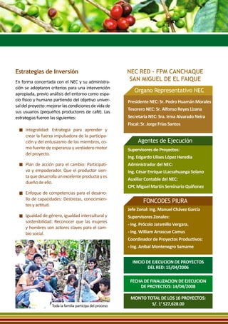 Cosechando los frutos - Foncodes - Piura - Brochure 2008 | PDF