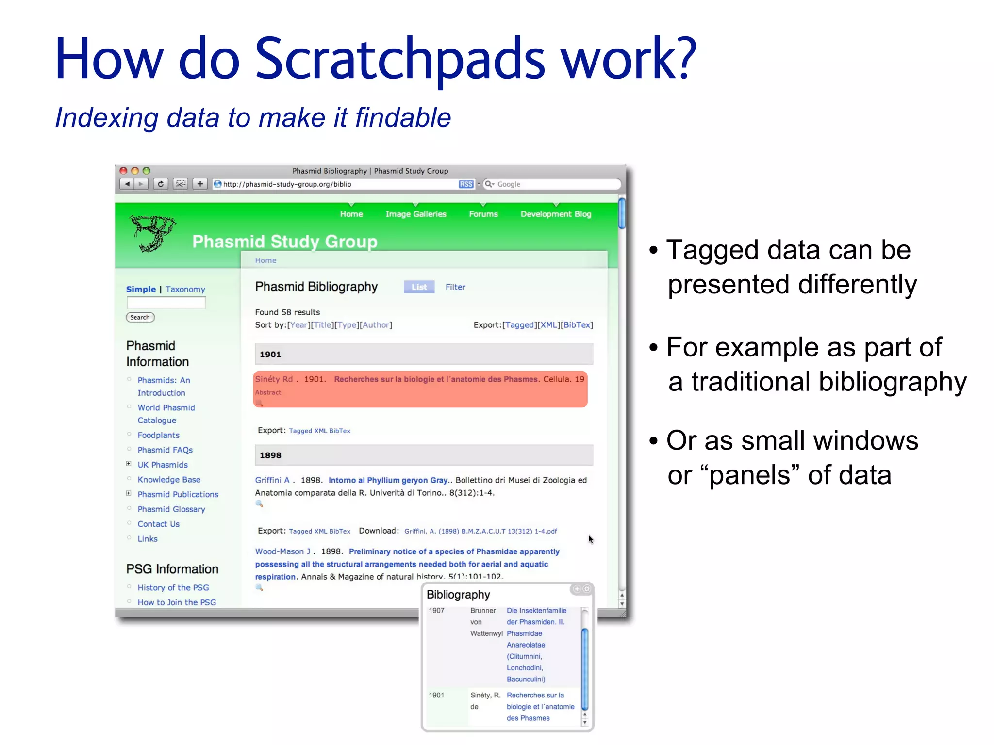 Small pieces loosely joined: a unified theory of biodiversity for the web.