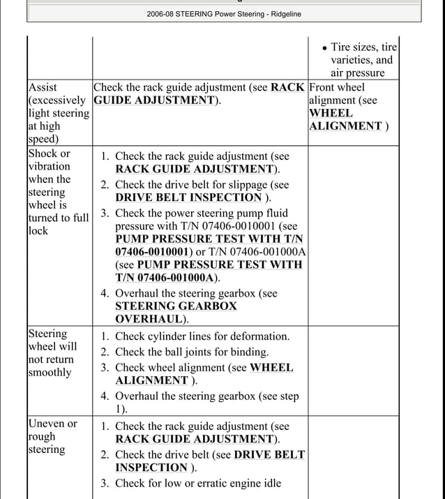 2006 2007 2008 Honda Ridgeline Shop Service Repair Manual - Foto 6