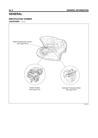2008 HYUNDAI AZERA SERVICE MANUAL visual data 6