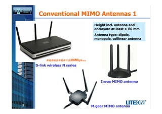 Conventional MIMO Antennas 1
                                Height incl. antenna and
                                encl...