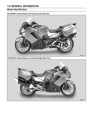 2008 kawasaki zg1400 a8f service repair manual | PDF