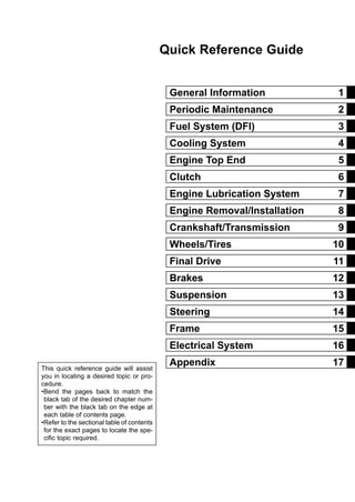 2008 kawasaki zg1400 a8f service repair manual | PDF