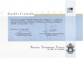 PUC-Rio Law and Economics 2008
