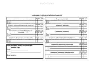 2008 Parvularia Cuadro Trimestral