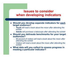 Frameworks Plenary - Impacts and Indicators