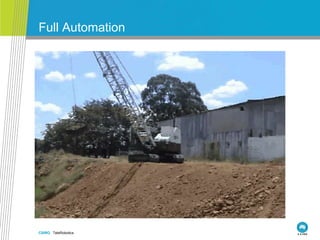CSIRO. TeleRobotics
Full Automation
 