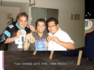 FLAG EXCHAGE WITH RTRS. FROM MEXICO
 