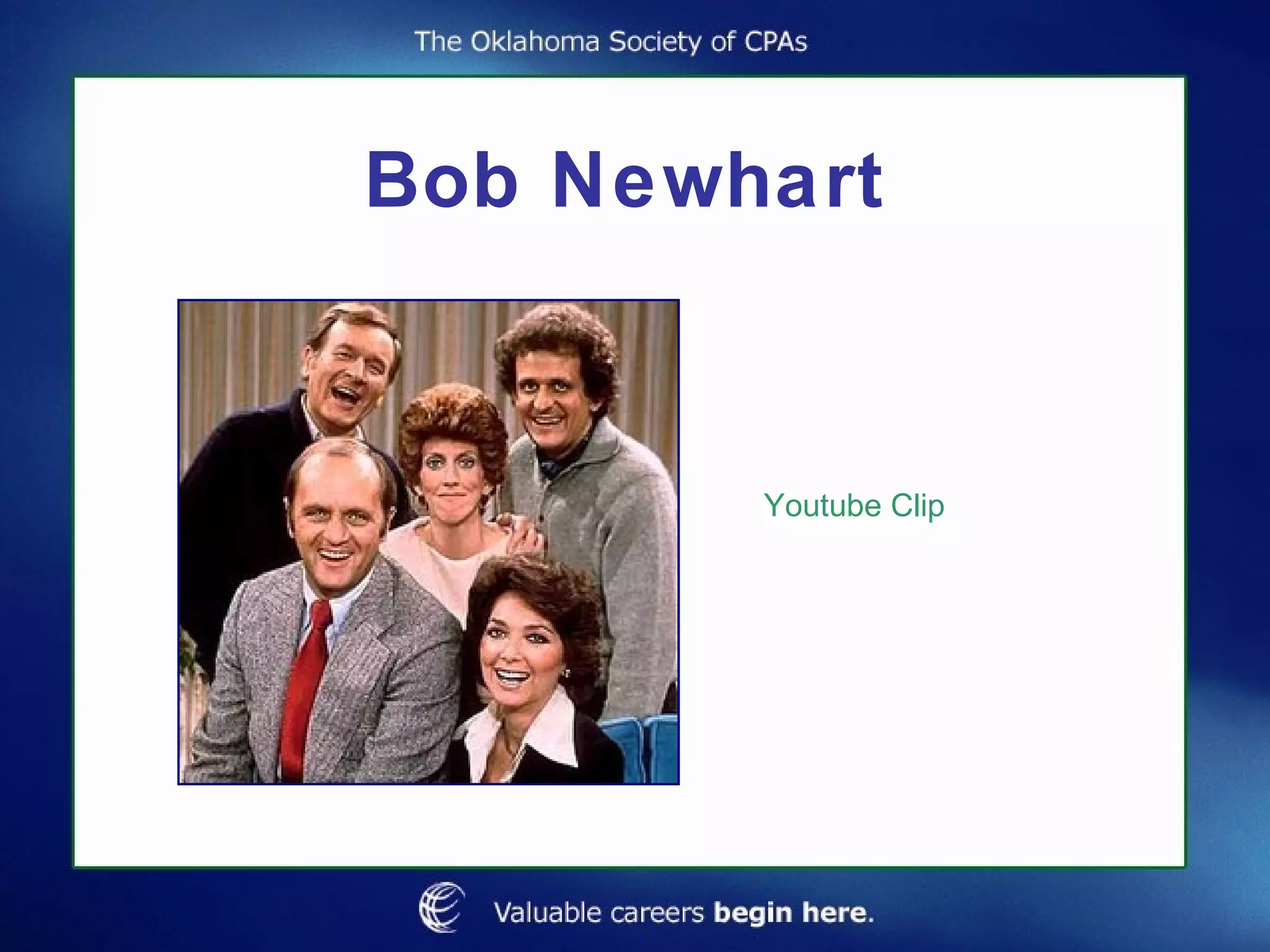 Youtube Clip Bob Newhart 
