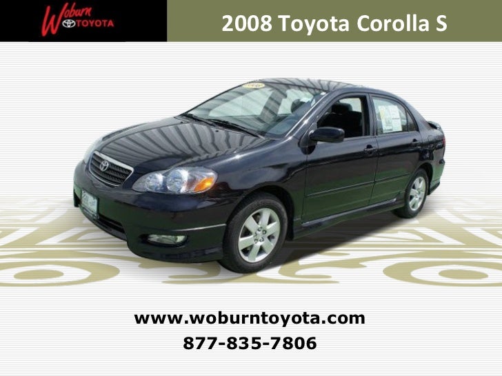 Used 08 Toyota Corolla S Boston