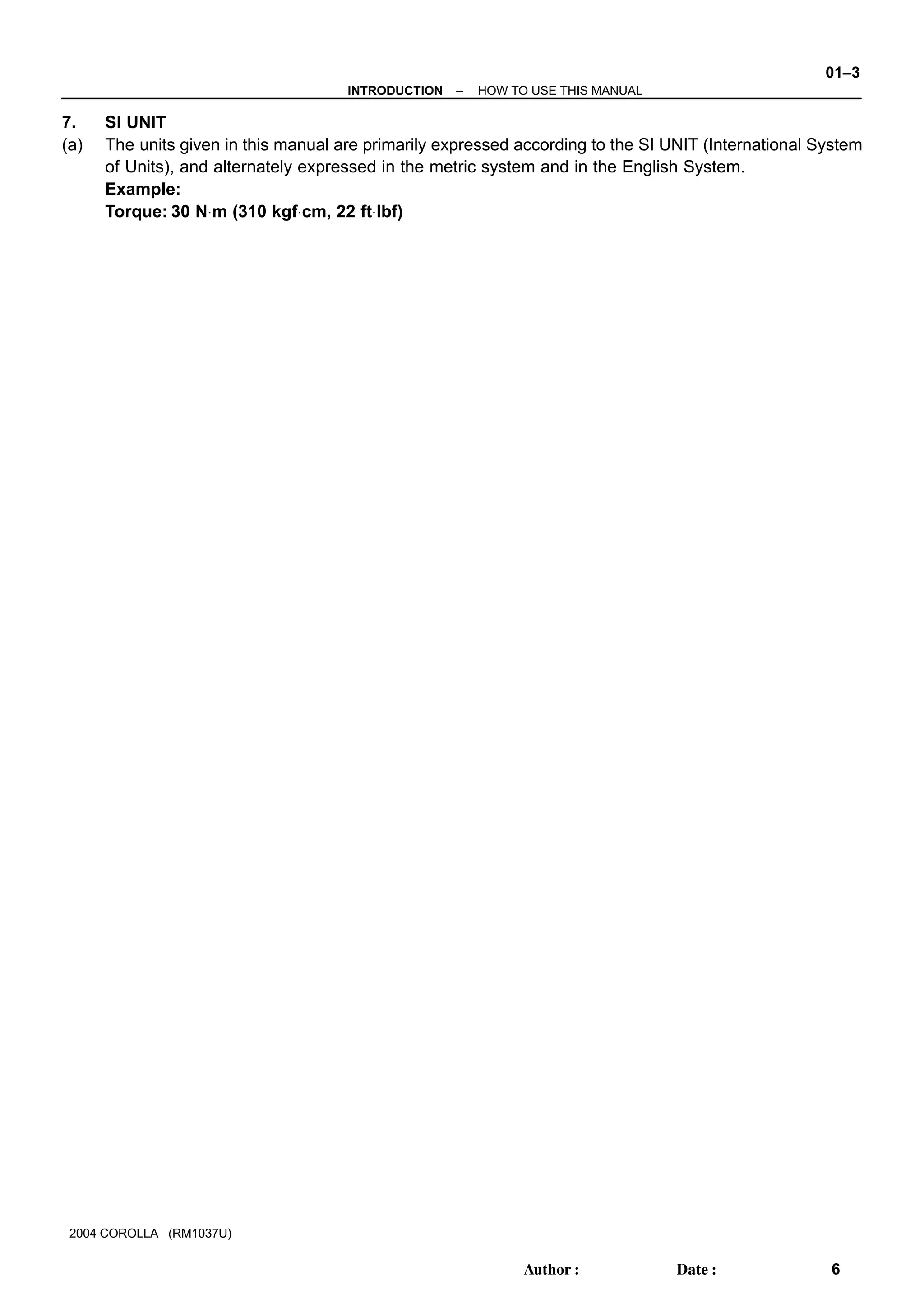 2008 Toyota Corolla Owner's Manual – Original Operator Guide Book
