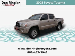 Certified 2008 Toyota Tacoma - Don Ringler Dallas Toyota Dealer