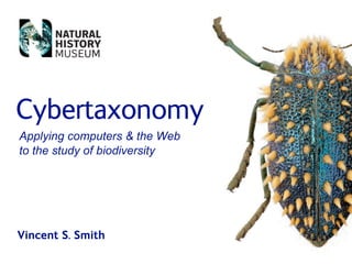 Cybertaxonomy
Applying computers  the Web
to the study of biodiversity




Vincent S. Smith
 
