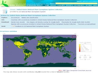 GBIF USDA 